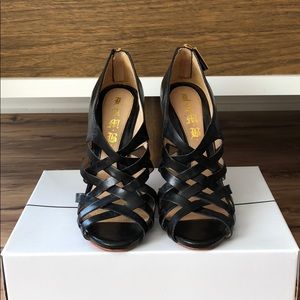 L.A.M.B. Black Heels